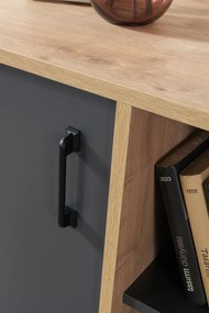 Κονσόλα Sapphire Δρυς / Ανθρακί SOFLAL 100x44x20