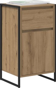 vidaXL Πλαϊνό γραφείο Artisan Δρυς 43 x 36 x 75,5 εκ.