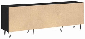 vidaXL Ντουλάπι TV Μαύρη δρυς 150 x 30 x 50 cm Επεξεργασμένο ξύλο