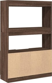 vidaXL Ντουλάπι Καφέ Δρυς 92x33x140 εκ. από Επεξεργασμένο Ξύλο