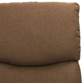 vidaXL Πολυθρόνα Μασάζ με Ανύψωση Taupe Υφασμάτινη