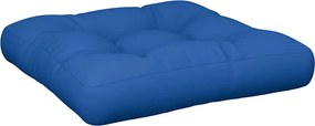 vidaXL Μαξιλάρι Παλέτας Μπλε 58 x 58 x 10 εκ. Υφασμάτινο