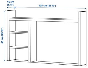 MICKE Συμπληρωματική μονάδα, ψηλή 901.800.25