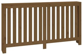 vidaXL Κάλυμμα Καλοριφέρ Καφέ μελί 153x19x84 εκ. από Μασίφ Ξύλο Πεύκου