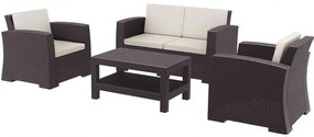 Siesta   Monaco/ST-2* Lounge Set Brown  metax-01-00-0391 διάστ.0.0000 x 0.0000 x 0.0000