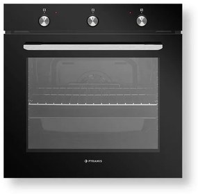 Oven Pyramis Black PO78031008PBL 59.5x59.5x57.5 εκ.