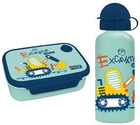 Φαγητοδοχείο 800ml & Παγούρι 500ml Must Excavator 000586460