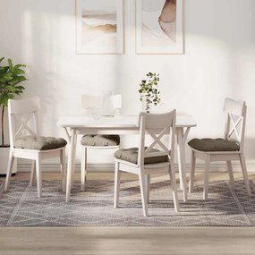 Μαξιλάρια καθισμάτων 4 pcs Taupe 40 x 40 cm Ύφασμα Μικροΐνας