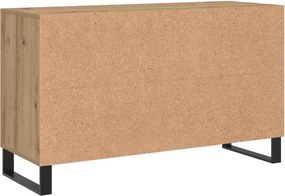 vidaXL Σκευοθήκη Δρυς τεχνίτης 100x36x60 cm Κατασκευασμένο ξύλο