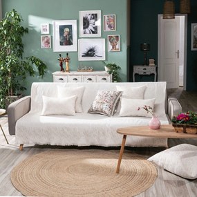 Ριχτάρι Felicia 01 Ecru Teoran Armchair 180x150cm Cotton-Polyester