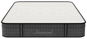 Στρώμα Diamond pakoworld pocket spring+gel memory foam 25-27cm 150x200εκ (1 τεμάχια)