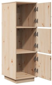 vidaXL Ντουλάπι Ψηλό 34 x 40 x 108,5 εκ. από Μασίφ Ξύλο Πεύκου
