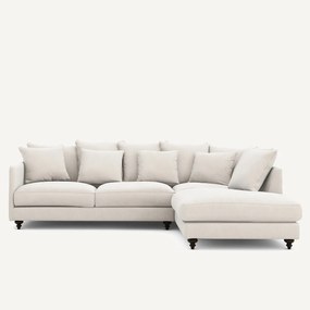 Γωνιακός καναπές-κρεβάτι από βελούδο, Lazare