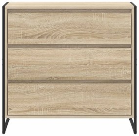 vidaXL Πλαϊνό γραφείο Σονόμα 79 x 36 x 75.5 εκ. Επεξεργασμένο ξύλο