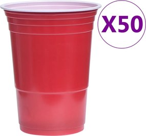 vidaXL Σετ Τραπεζιού Beer Pong 0,5 L Πλαστικό
