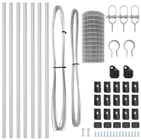 vidaXL Euro Fence με 7 Πόρους 0.8x10 μ Γαλβανισμένος Χάλυβας
