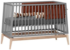 Leander κούνια Luna 140x70cm Grey Oak