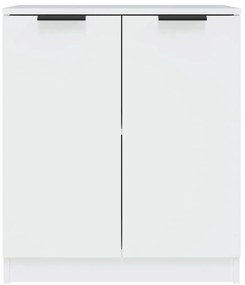 vidaXL Ντουλάπια 2 τεμ. άσπρο 60x30x70 εκ. Επεξεργασμένο Ξύλο