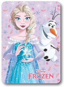 Κουβέρτα Βρεφική Fleece Disney Home Frozen 01 Lilac DimCol Cradle 100x140cm Πολυέστερ