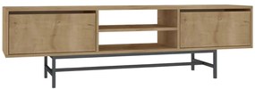 Έπιπλο Τηλεόρασης Tauber 495SSE1609 180x40x50cm Oak