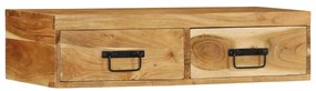 Επίτοιχο ντουλάπι τηλεόρασης 80x30x19 cm Μασίφ ξύλο ακακίας 4017463
