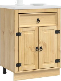 vidaXL Ντουλαπιού (Cabinet) SKI Μέλι Καφέ 60 x 46 x 81,5 εκ