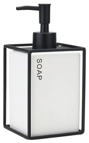 Δοχείο Κρεμοσάπουνου 450ml (8.5x8.5x18.5) Estia Cage Λευκό 02-30018