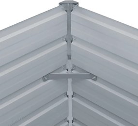 vidaXL Ζαρντινιέρα Ψηλή Ανθρακί 160x80x45 εκ. Γαλβανισμένος Χάλυβας