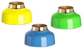 Βάζο ArteLibre Χαμηλό Μέταλλο 10.5cm Σε 3 Χρώματα-05160663