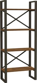 Βιβλιοθήκη Καρυδί ATRO 66x32x150