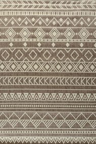 Σετ Χαλιά Κρεβατοκάμαρας 3Τμχ. Elora 65008-120 Brown-Beige Merinos SET(2 67X150&67X220) Πολυπροπυλένιο