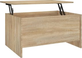 vidaXL Τραπεζάκι Σαλονιού Sonoma Δρυς 80x55,5x41,5 εκ. Επεξεργ. Ξύλο