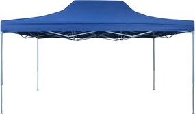 vidaXL Τέντα Εκδηλώσεων Πτυσσόμενη Pop-Up Μπλε 3 x 4,5 μ.
