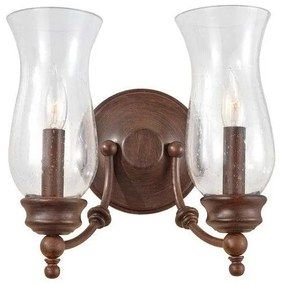 Απλίκα Φωτιστικό Τοίχου 2xE14 Μπρονζέ Pickering Lane FE-PICKERING-LANE2 Elstead Lighting FE-PICKERING-LANE2 Μπρονζέ