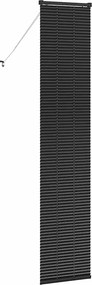 vidaXL Βενετσιάνικες Ρόδες Μαύρο 220 x 40 εκ Αλουμίνιο