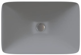 Sanitec Aktis 283 Νιπτήρας Συνθετικός Επικαθήμενος 60,5x38,5x9cm Cement