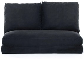 Πουφ Διθέσιο Αναδιπλούμενο Taida 859FTN1265 120x68x62cm Black