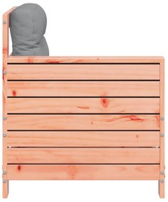 vidaXL Καναπές Κήπου με Μπράτσα Μασίφ Ψευδοτσούγκα με Μαξιλάρι