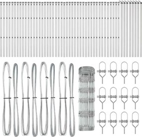 vidaXL Στύλος Περιφράξεων Γαλβανισμένο 100 x 0,8 μ Ατσάλι