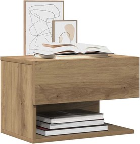 vidaXL Κομοδίνα Επιτοίχια 2 τεμ. Αρτισιανή Δρυς