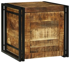 vidaXL Κουτί Αποθήκευσης 50 x 50 x 50 εκ - Στερεό Ξύλο Μάνγκο