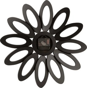 Ρολόι Τοίχου (Φ40) Karlsson Fiore Veneer Black