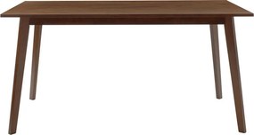Τραπέζι Benson pakoworld MDF σε καρυδί απόχρωση 150x90x75εκ