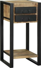 vidaXL End Table Καφέ 40 x 40 x 80 cm Στερεό ξύλο μάνγκο