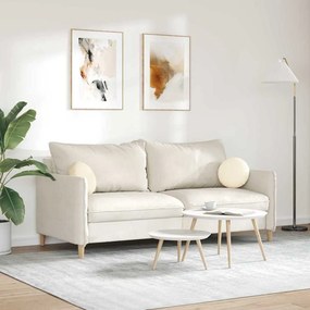vidaXL Μαξιλάρια καθισμάτων 2 pcs Κρεμ Ø30 x 13 εκ