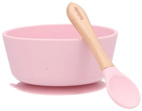 Μπωλ Σιλικόνης &amp; Κουτάλι Tutete Pink 61-65949
