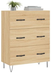 vidaXL Ντουλάπι Sonoma Δρυς 69,5 x 34 x 90 εκ. από Επεξεργασμένο Ξύλο