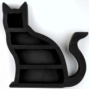 Ραφιέρα Τοίχου 268EVL1279 38x6x37cm Black