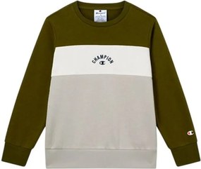 Παιδικό Φούτερ χωρίς Κουκούλα Champion Icons Plus Πράσινο Ελαιόλαδο