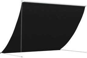 vidaXL Αντιανεμικό Μαύρο 350 x 150 cm
